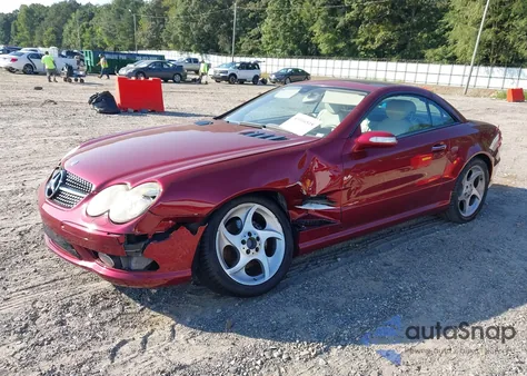 2005 Mercedes-Benz Sl 500 z USA, uszkodzony, nr VIN WDBSK75F05F095851